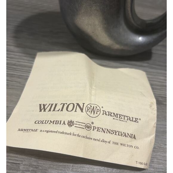 Vintage Wilton Armetale Pewter French Horn Mug Cup Stein Breakin’ The Noggin - Picture 3 of 7